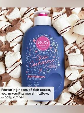 LIMITED EDITION EOS Cocoa Cashmere 24H Moisture Body Lotion -16 oz